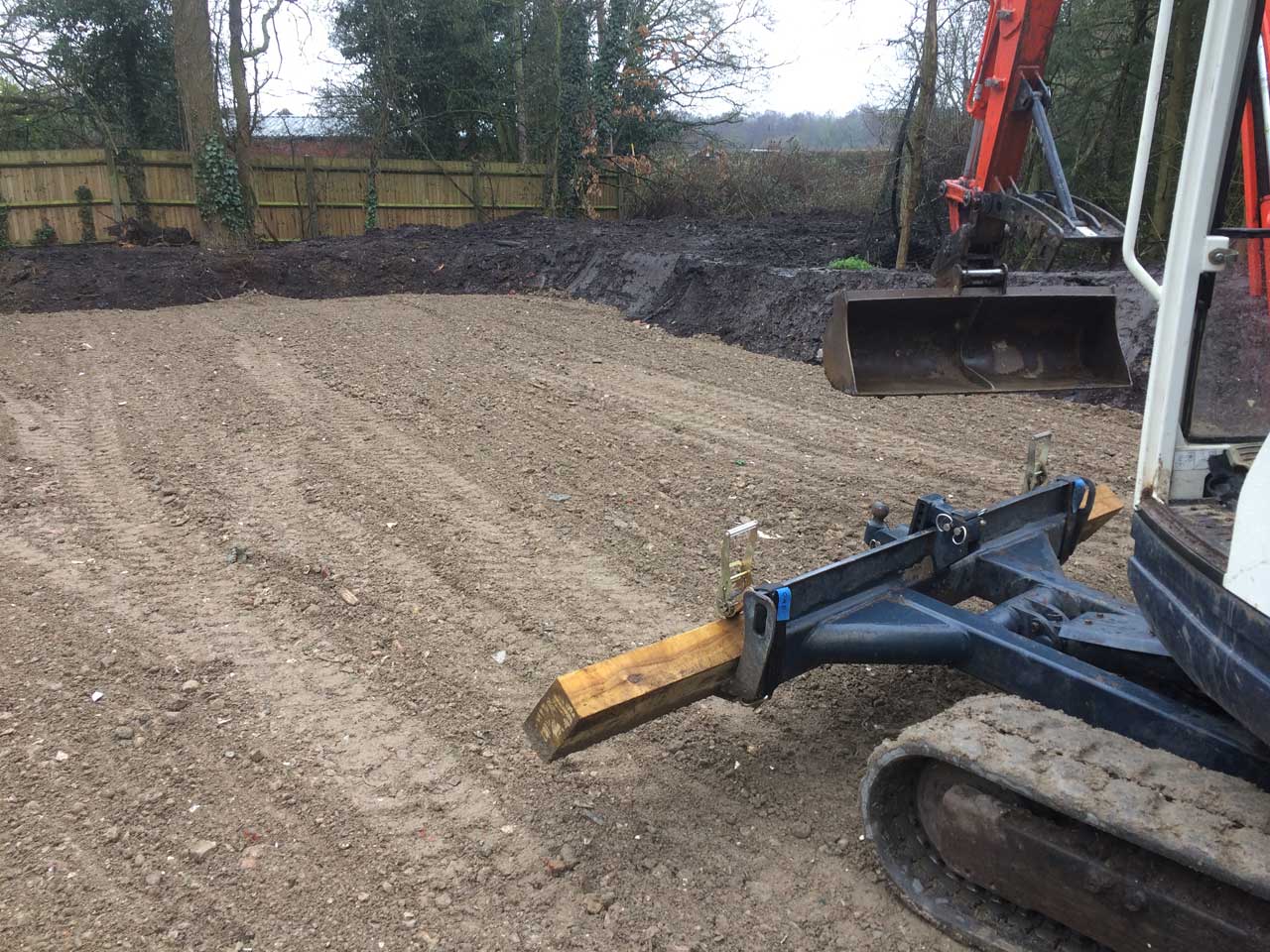 Excavator hire - Car Park Construction Wokingham - Berkshire Hampshire Surrey - Car park driveway construction Holme Grange School Wokingham Berkshire - Let the Digger Do It Image of Excavator hire - Car Park Construction Wokingham - Berkshire Hampshire Surrey - Car park driveway construction Holme Grange School Wokingham Berkshire - Let the Digger Do It